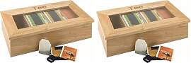 APS 11575 Teebox - Premium Tee-Holzbox mit