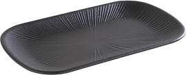 APS 85281 GN 1/4 Tablett Nero, 26,5 x 16,5 cm,