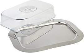 APS Tablett mit Deckel FINESSE silber rechteckig
