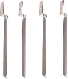 Aqbau Pfostenträger L-Form 50 cm, Einschlaghülse 