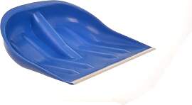Aqbau® Schneeschaufel 48 x 39 cm mit Alu Kante,
