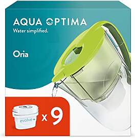 Aqua Optima Oria Wasserfilterkanne & 9 x 30