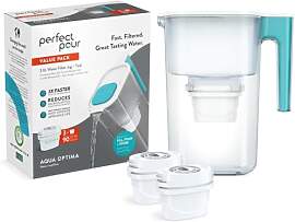 Aqua Optima Perfect Pour Wasserfilterkanne & 2 