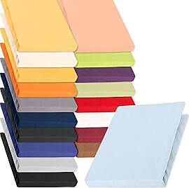 aqua-textil Pur Jersey Spannbettlaken