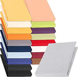 aqua-textil Pur Jersey Spannbettlaken