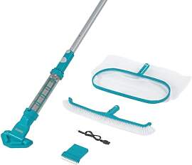 AquaSurge Poolpflege-Set mit akkubetriebenem