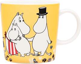 Arabia Moomin Zeit mir der Familie Tasse, auch