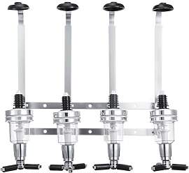 ARATERVIO Flaschenhalter Wand aus Aluminium