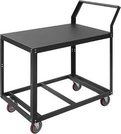 Arbeitstisch mit Rollen 350kg Traglast, Stahl
