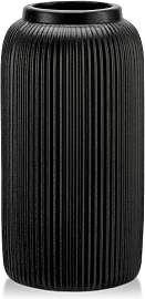 Arborus Keramik Vase 24 cm Boho Vase Schwarz