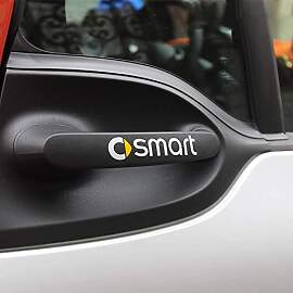 ARCEEN 4pcs Auto Emblem Aufkleber für Smart