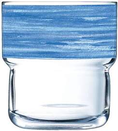 Arcoroc Brush Gläser, 220 ml, 6 Stk, blau - Glas