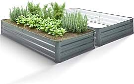 Arebos Hochbeet Metall 2er Set 180x90x30 cm |