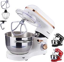 Arebos Küchenmaschine 1500W mit 6L