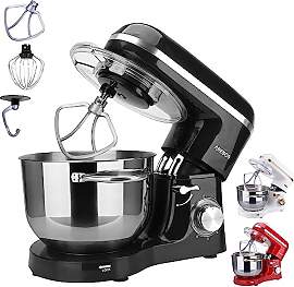 Arebos Küchenmaschine 1500W mit 6L