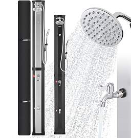 Arebos Solardusche 60 L | mit Handbrause &