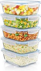 Arendo - Glas Lunchboxen Frischhaltedosen für