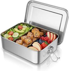 Arendo - Lunchbox Edelstahl – Brotdose 800 ml