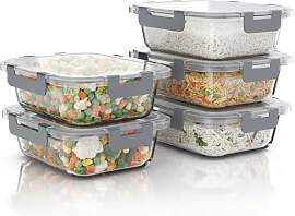 Arendo - Lunchboxen Glas - Frischhaltedosen für
