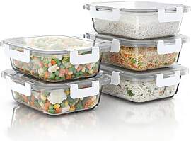 Arendo - Lunchboxen Glas - Frischhaltedosen für
