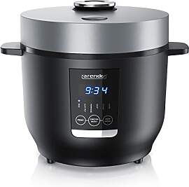 Arendo - Reiskocher 2l inkl. Dampfgarer-Einsatz