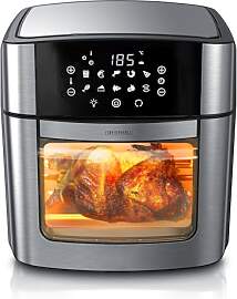 Arendo - XXL Heißluftfritteuse 16 Liter - Grill - 