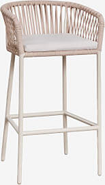 Arhiza Hoher Gartenhocker Beige Nude & ↑75