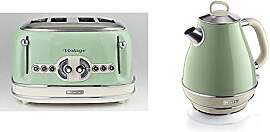 Ariete 156/04-green Vintage 4-Schlitz-Toaster,