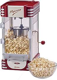 Ariete Popcornmaschine mit Antihaft-Korb mit