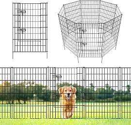 ARIFARO Dekorative Gartenzaun 5 Panels
