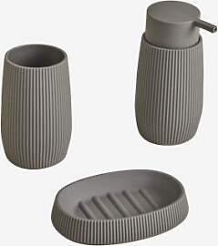 Aristide Badeset Grau Graphit - Sklum