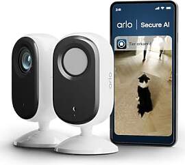 Arlo Indoor 3 HD Überwachungskamera Innen, 2er