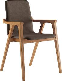 Armlehnstuhl HOME AFFAIRE "AXA", grau