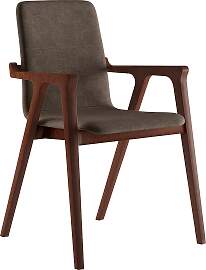 Armlehnstuhl HOME AFFAIRE "AXA", grau