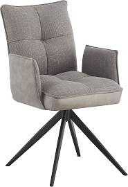 Armlehnstuhl Maya Hellgrau