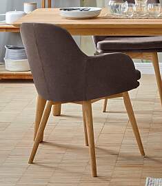 Armlehnstuhl OTTO HOME "Livry", braun