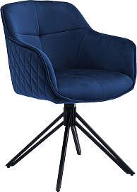 Armlehnstuhl STOLKOM "Emma", blau (blau, 