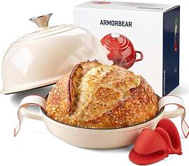Armorbear Gusseisen Topf Brot Backen, 4,7L Bräter 