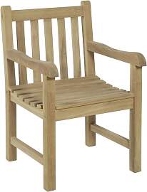 Armsessel SOLO, Teak B-grade, unbehandelt