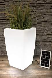 Arnusa Solar Blumenkübel 50x30 cm LED RGB