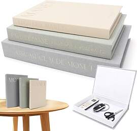 AROMUJOY 3 Stück Deko Bücher für Heimdekor,