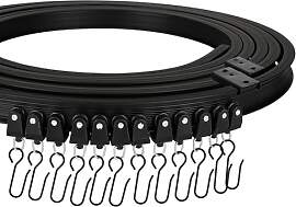 AROMUJOY Flexible Decken-Vorhangschiene, 3