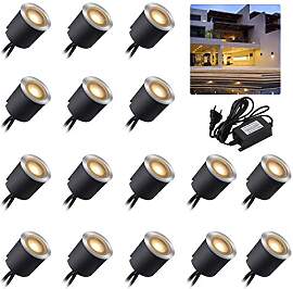 Arotelicht 16er 12V LED Einbaustrahler warmweiß