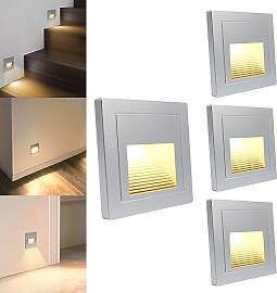 Arotelicht 4er LED Treppenlicht Treppenbeleuchtung 