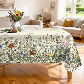 Arquiel Gras Blume Tischdecke Rechteckig