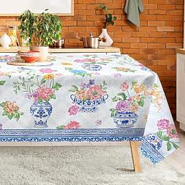 Arquiel Hortensie Tischdecke Rechteckig Abwaschbar 
