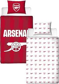 Arsenal FC Offizielles Einzelbettbezug-Set,
