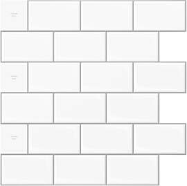 Art3d 10 Blatt Metro Fliesen Selbstklebend