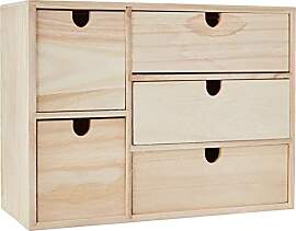 Artemio 14002158 Schubladenschrank, Holz, Beige,