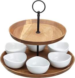 Artesà 2-stöckige Tapas- und Speisenständer,